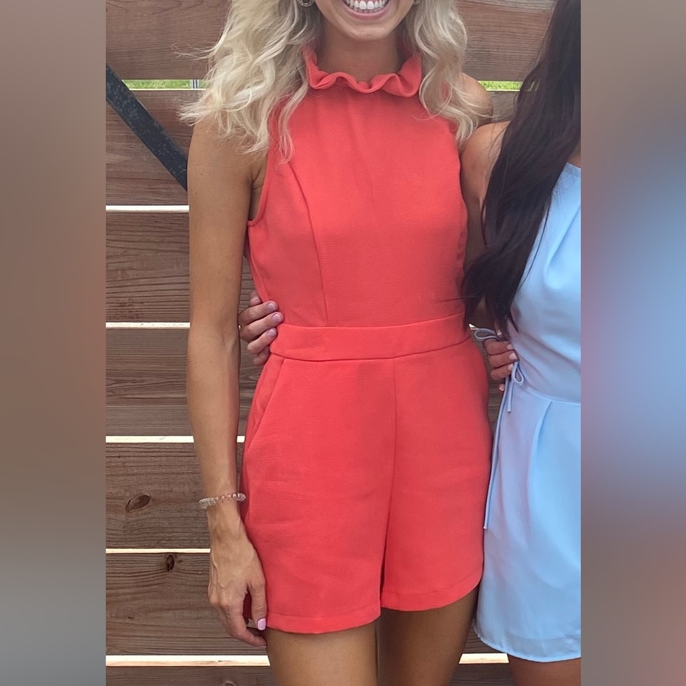 DO + BE Coral Dressy Romper
